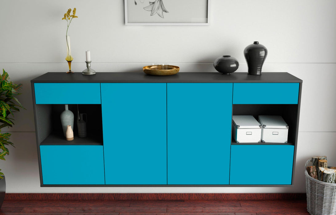 Sideboard Charleston, Türkis, hängend (180x79x35cm)