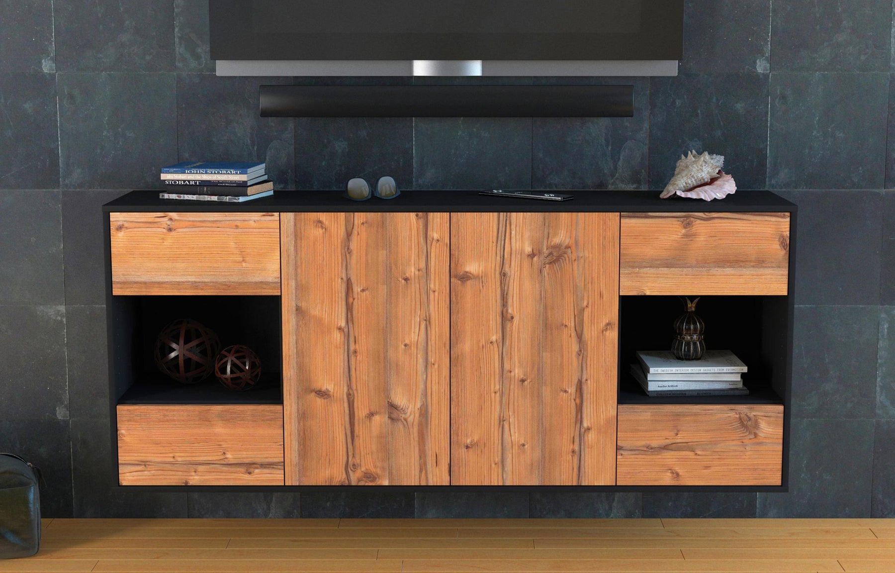 Sideboard Santa Clara, Pinie, hängend (180x79x35cm)