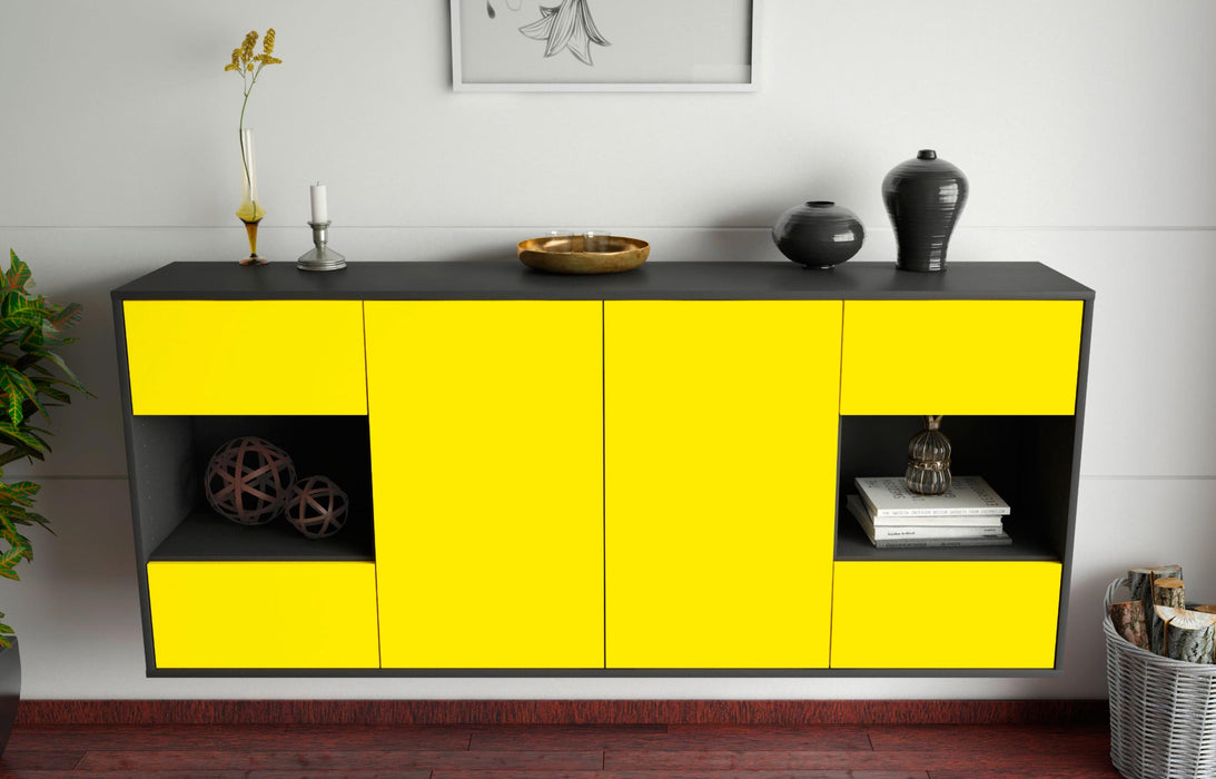 Sideboard Santa Clara, Gelb, hängend (180x79x35cm)