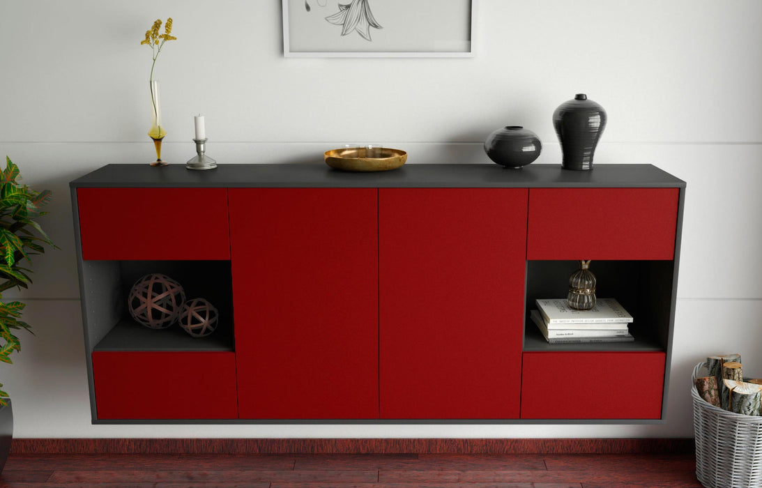 Sideboard Santa Clara, Bordeaux, hängend (180x79x35cm)