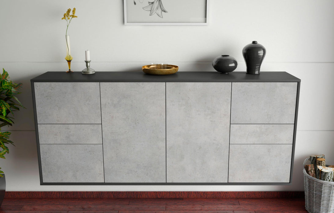 Sideboard Beaumont, Beton, hängend (180x79x35cm)