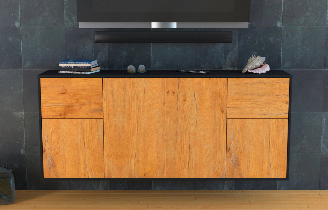 Sideboard Costa Mesa, Eiche, hängend (180x79x35cm)