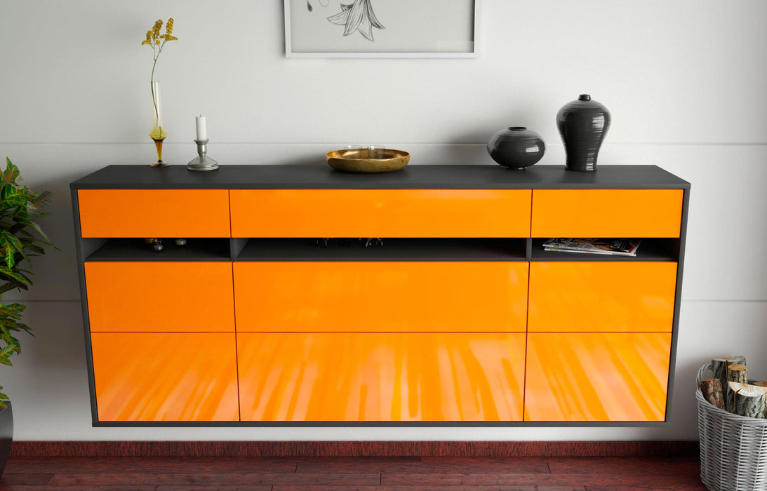 Sideboard Manchester, Orange, hängend (180x79x35cm)