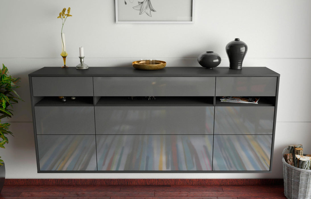 Sideboard Manchester, Grau, hängend (180x79x35cm)