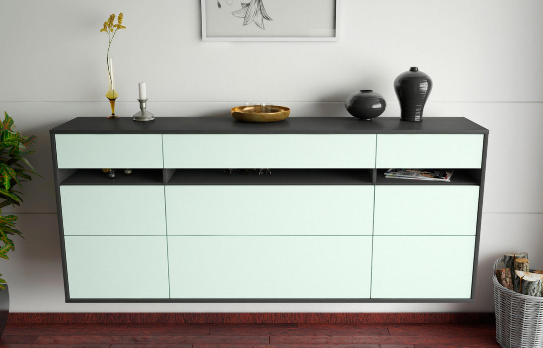 Sideboard Manchester, Mint, hängend (180x79x35cm)