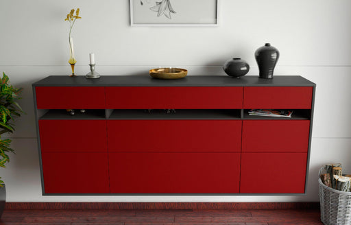 Sideboard Manchester, Bordeaux, hängend (180x79x35cm)