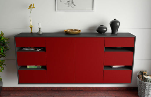 Sideboard Roseville, Bordeaux, hängend (180x79x35cm)