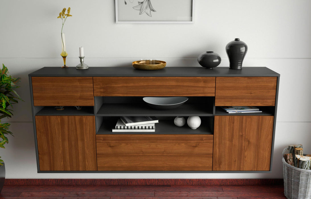 Sideboard Miramar, Walnuss, hängend (180x79x35cm)