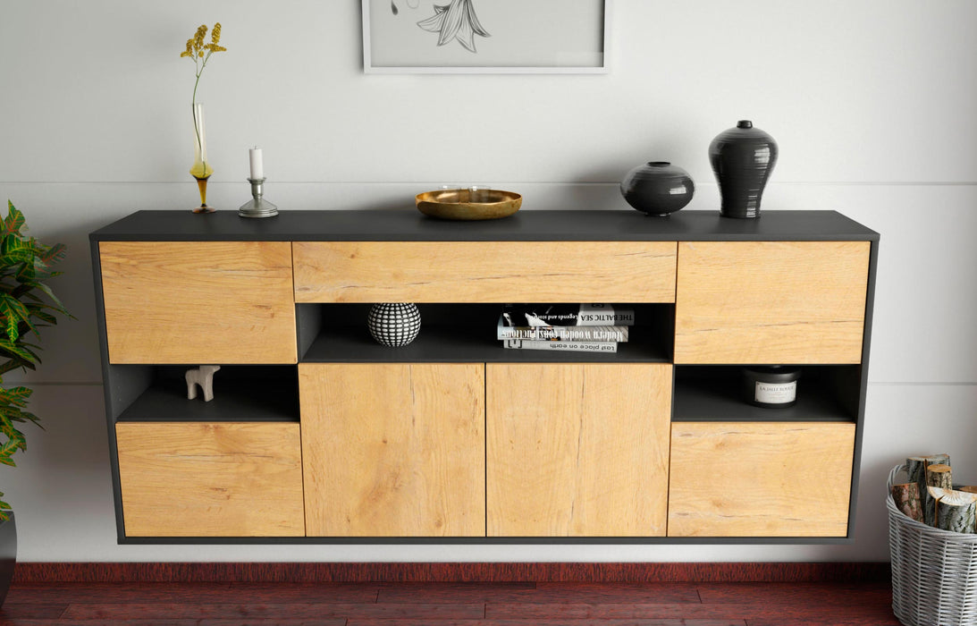 Sideboard Downey, Eiche, hängend (180x79x35cm)