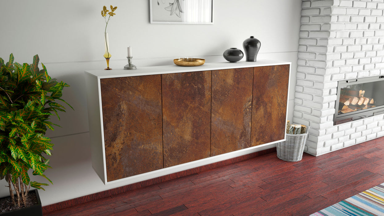 Sideboard Lakewood, Rost, hängend (180x79x35cm)