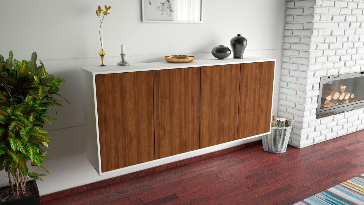 Sideboard Lakewood, Walnuss, hängend (180x79x35cm)