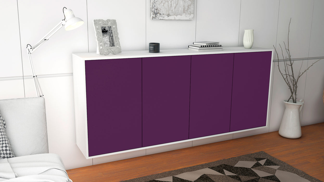 Sideboard Lakewood, Lila, hängend (180x79x35cm)