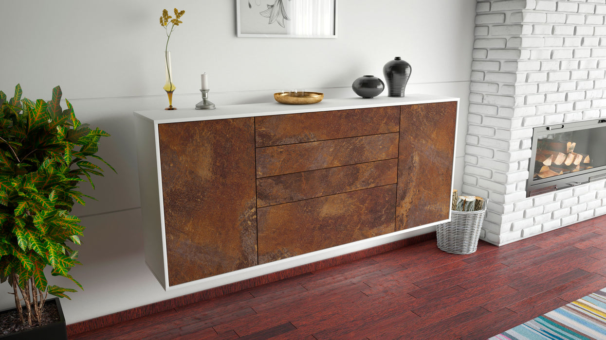 Sideboard Alexandria, Rost, hängend (180x79x35cm)