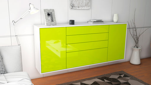 Sideboard Alexandria, Grün, hängend (180x79x35cm)