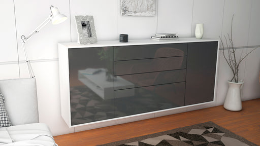 Sideboard Alexandria, Grau, hängend (180x79x35cm)