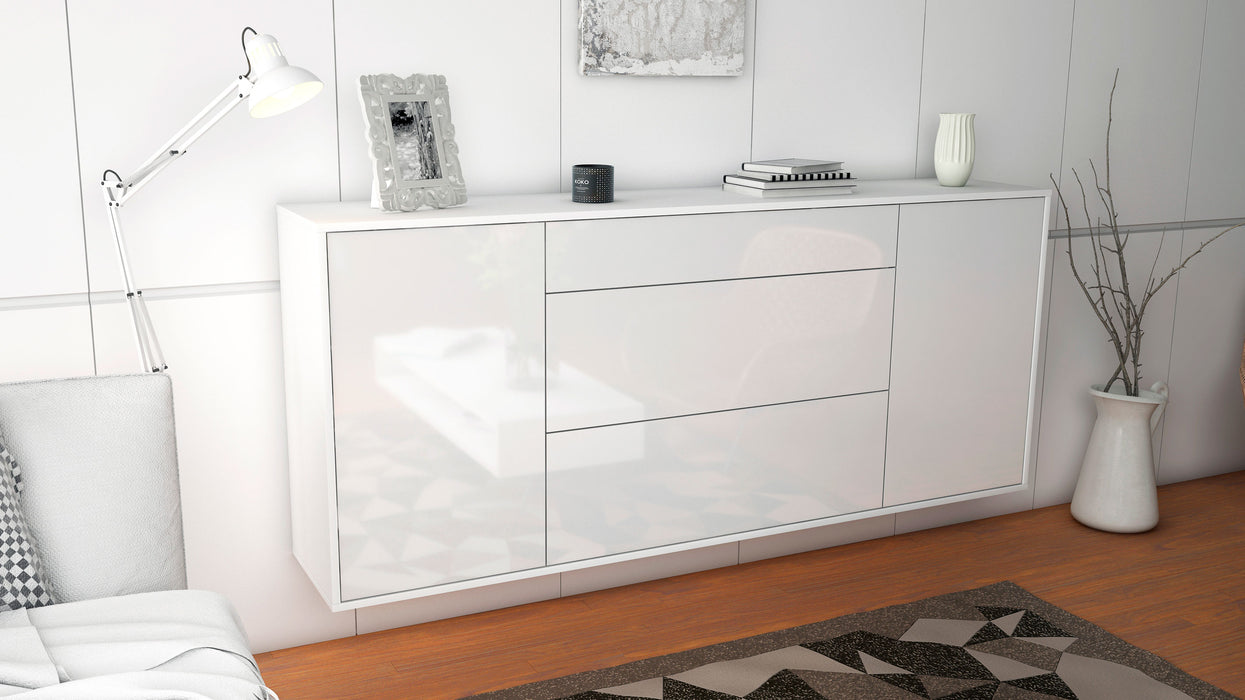 Sideboard Syracuse, Weiß, hängend (180x79x35cm)