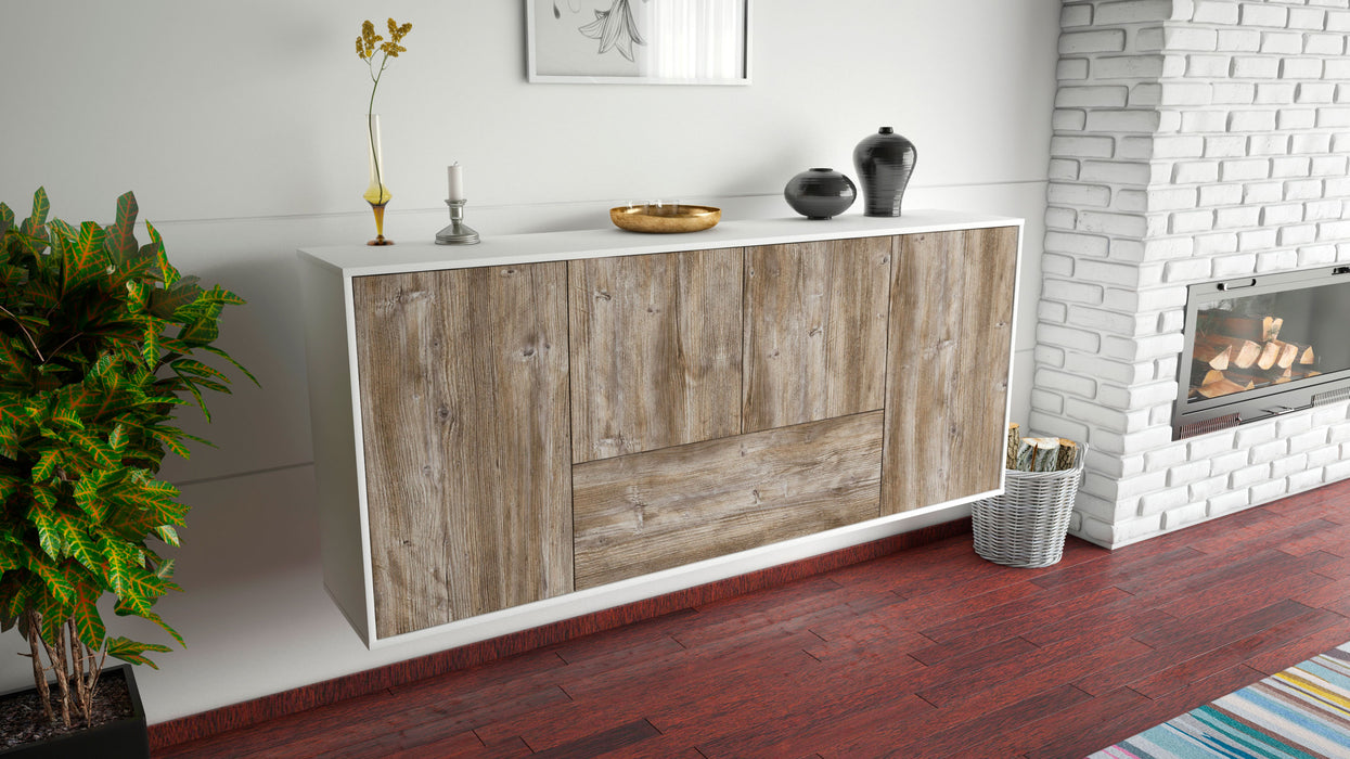 Sideboard Escondido, Treibholz, hängend (180x79x35cm)