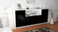 Sideboard Escondido, Schwarz, hängend (180x79x35cm)