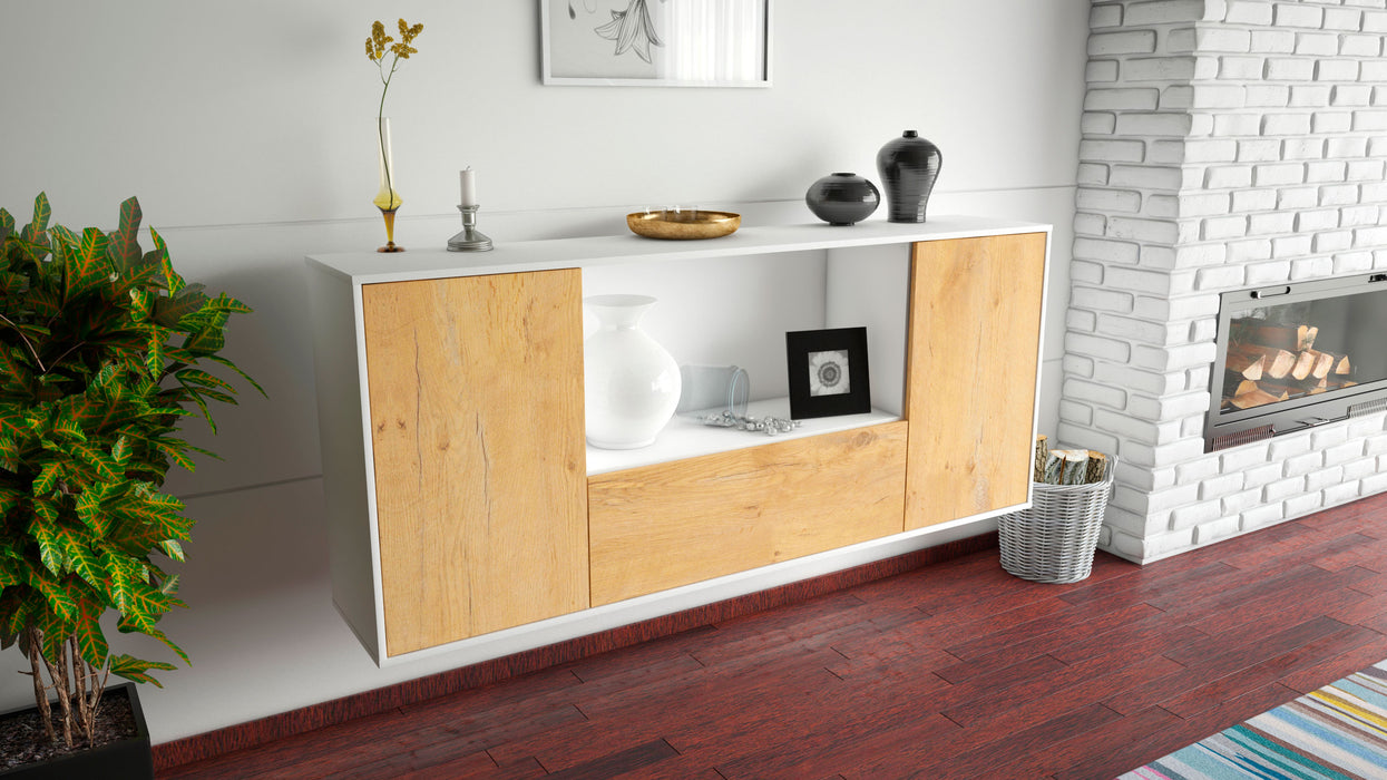 Sideboard Fort Collins, Eiche, hängend (180x79x35cm)