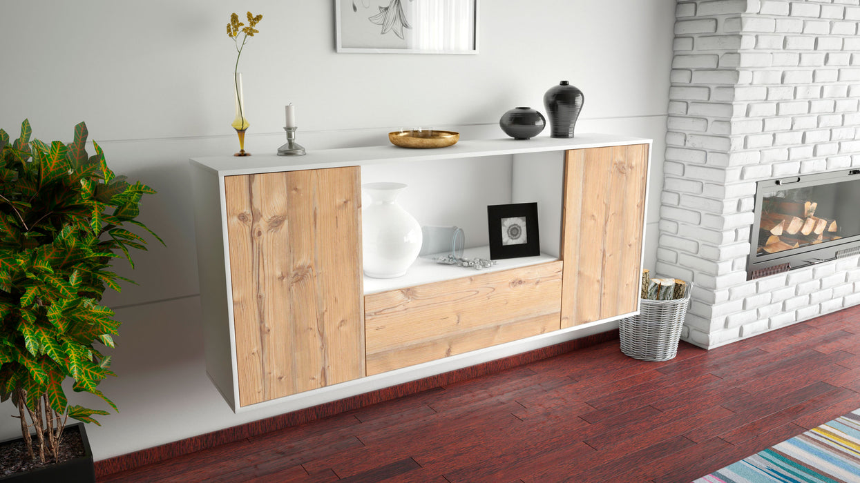 Sideboard Fort Collins, Pinie, hängend (180x79x35cm)