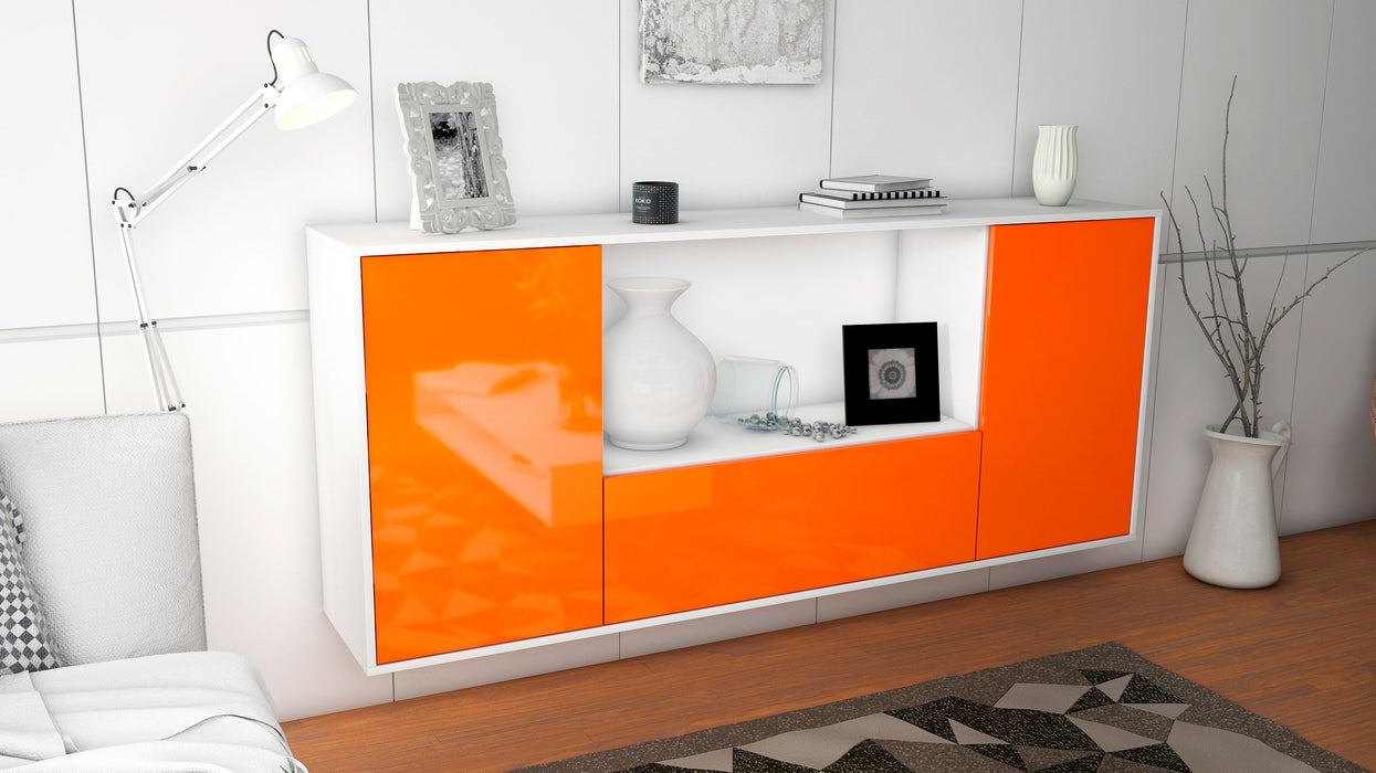 Sideboard Fort Collins, Orange, hängend (180x79x35cm)