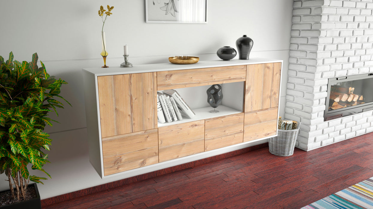 Sideboard Fullerton, Pinie, hängend (180x79x35cm)