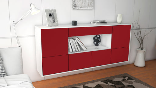 Sideboard Fullerton, Bordeaux, hängend (180x79x35cm)