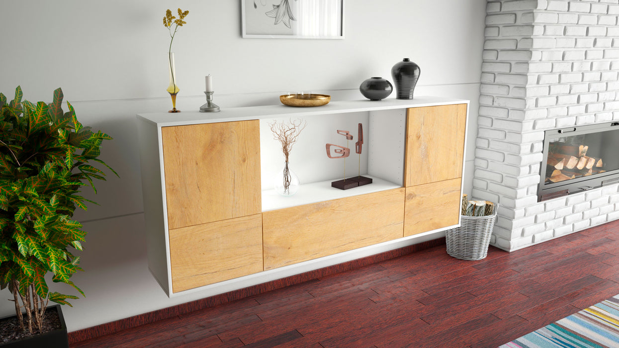 Sideboard Sunnyvale, Eiche, hängend (180x79x35cm)