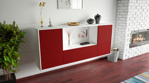 Sideboard Sunnyvale, Bordeaux, hängend (180x79x35cm)