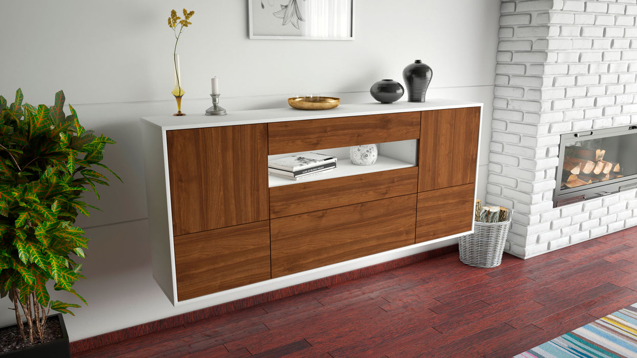 Sideboard Savannah, Walnuss, hängend (180x79x35cm)