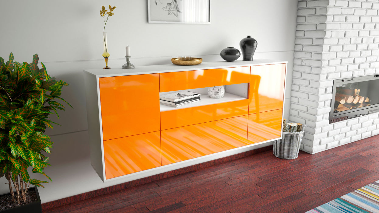 Sideboard Savannah, Orange, hängend (180x79x35cm)