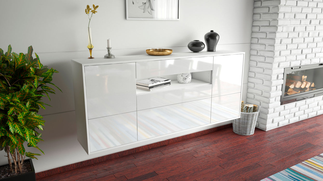 Sideboard Savannah, Weiß, hängend (180x79x35cm)