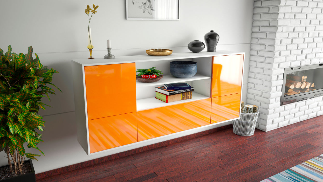 Sideboard Sterling Heights, Orange, hängend (180x79x35cm)