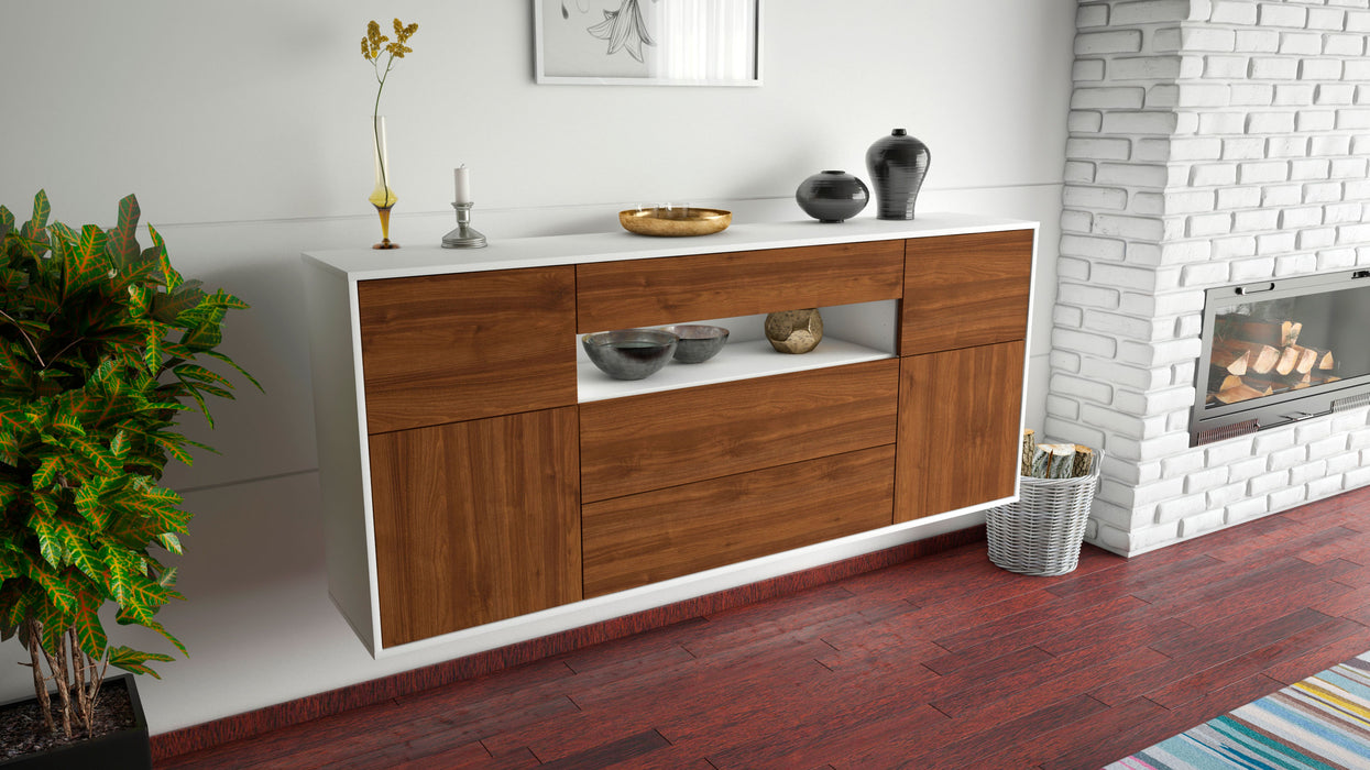 Sideboard Elizabeth, Walnuss, hängend (180x79x35cm)