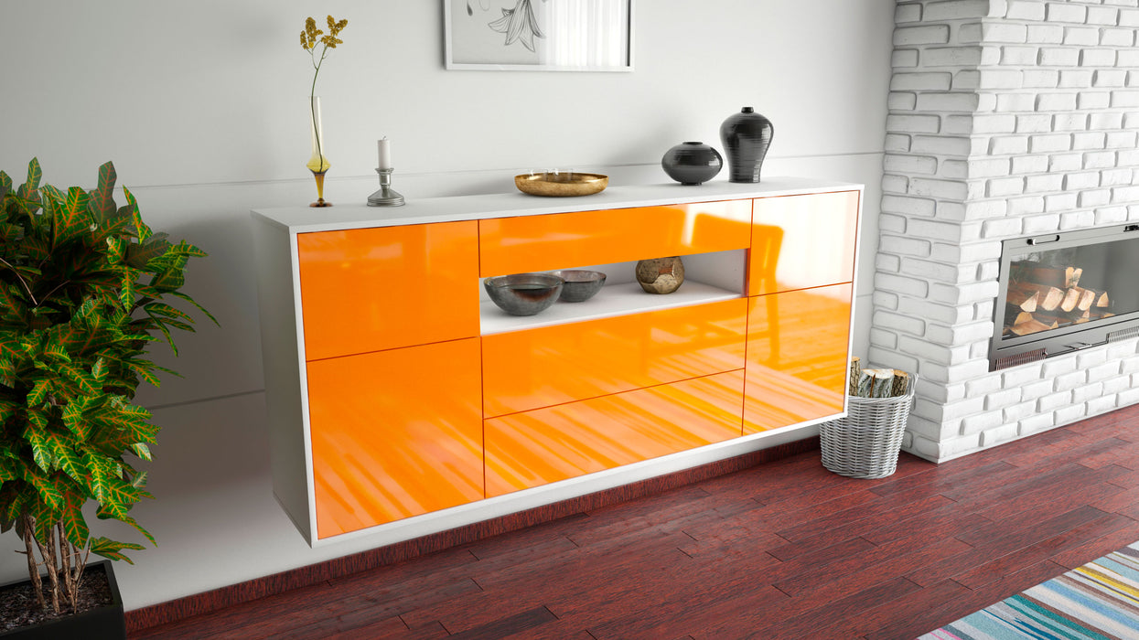 Sideboard Elizabeth, Orange, hängend (180x79x35cm)