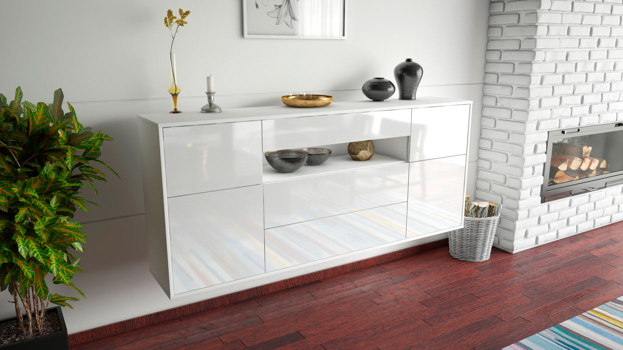 Sideboard Elizabeth, Weiß, hängend (180x79x35cm)