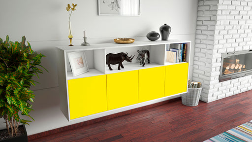 Sideboard Columbia, Gelb, hängend (180x79x35cm)