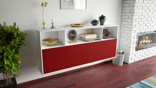 Sideboard Hartford, Bordeaux, hängend (180x79x35cm)