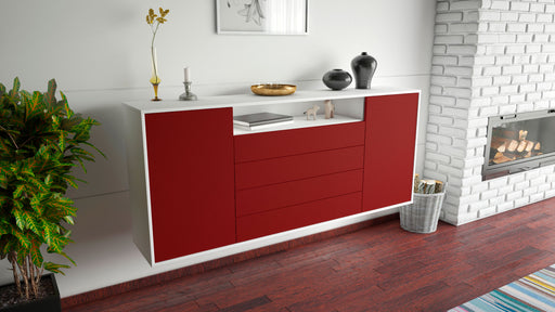 Sideboard New Haven, Bordeaux, hängend (180x79x35cm)