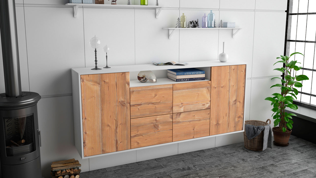 Sideboard Carrollton, Pinie, hängend (180x79x35cm)