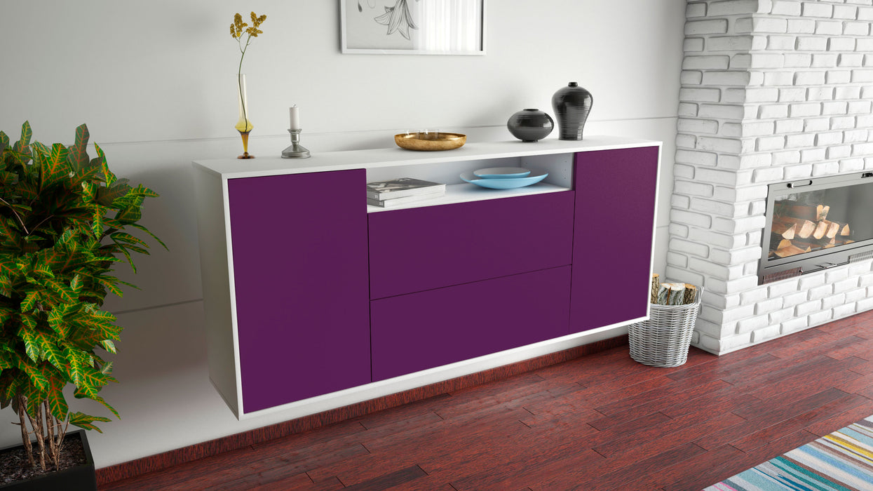 Sideboard Thousand Oaks, Lila, hängend (180x79x35cm)