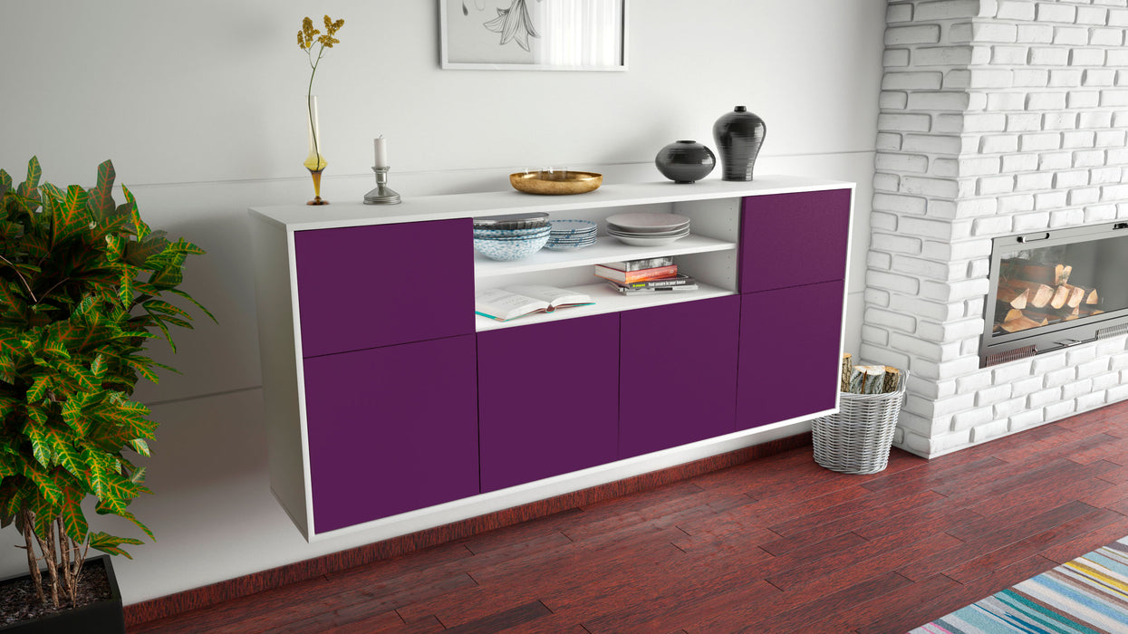 Sideboard Topeka, Lila, hängend (180x79x35cm)