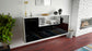 Sideboard West Valley City, Schwarz, hängend (180x79x35cm)