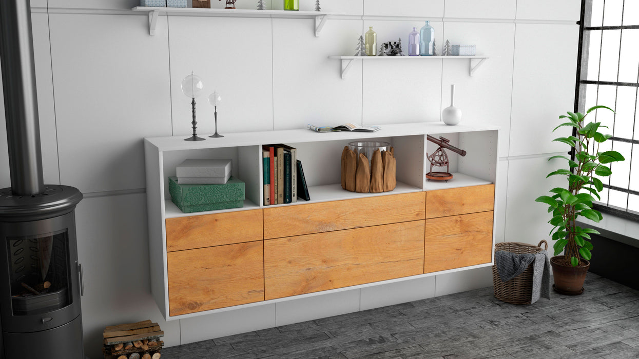 Sideboard Cary, Eiche, hängend (180x79x35cm)