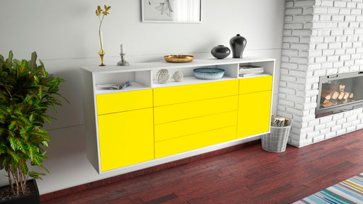 Sideboard Bellevue, Gelb, hängend (180x79x35cm)