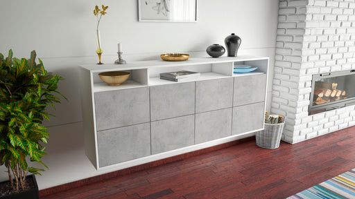 Sideboard Concord, Beton, hängend (180x79x35cm)