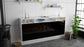 Sideboard Simi Valley, Schwarz, hängend (180x79x35cm)