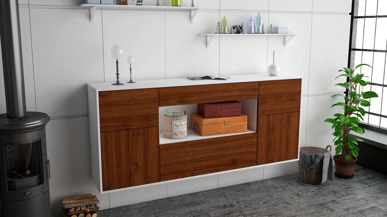 Sideboard Visalia, Walnuss, hängend (180x79x35cm)