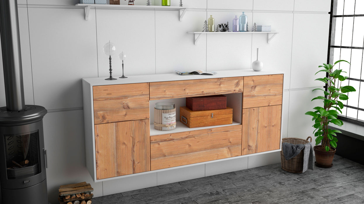 Sideboard Visalia, Pinie, hängend (180x79x35cm)