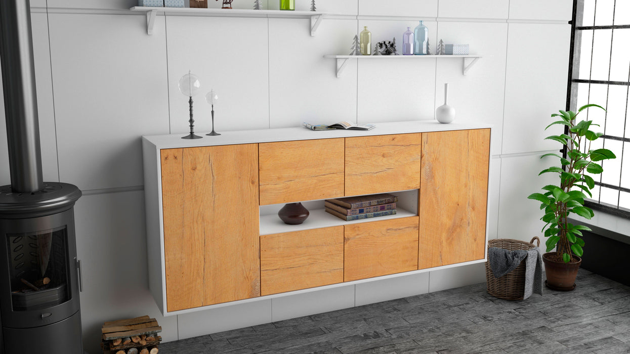 Sideboard Stamford, Eiche, hängend (180x79x35cm)